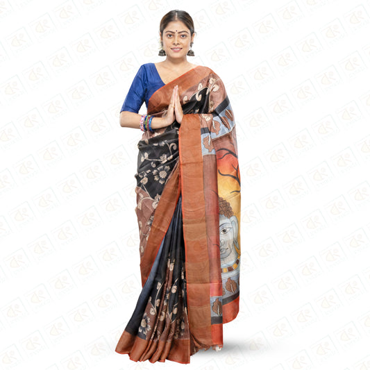 A Professional's Guide to Choosing the Perfect Gachi Tassar Hand Paint Saree